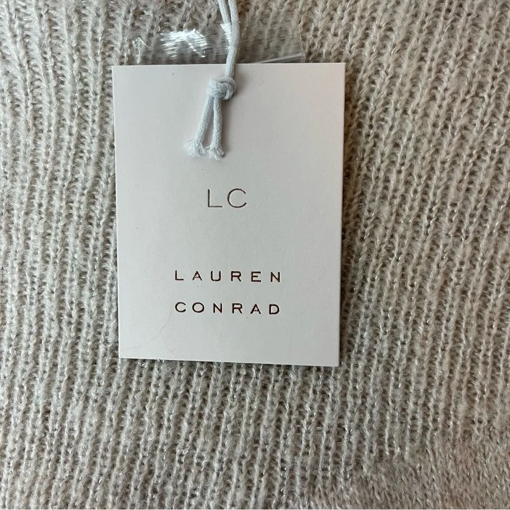 LC Lauren Conrad Basic Beige Sweater szL - Image 7