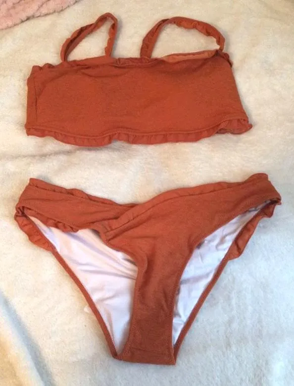 Cupshe NWT Rust Orange Bathing Suit - Image 3