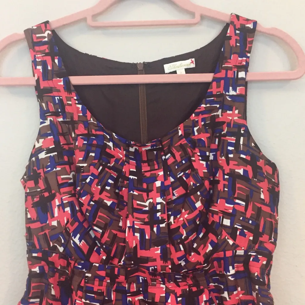 Shoshanna Pleated Sheath Dress size 2 - Image 4