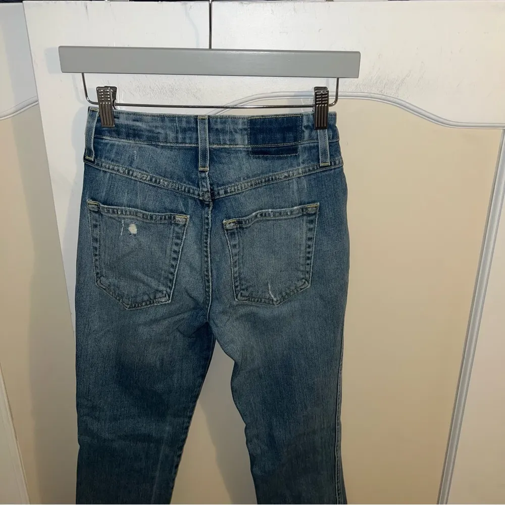 AMO Jeans Babe Jeans in Color Sweet Cheeks Size 24 Button Fly Blue - Image 8