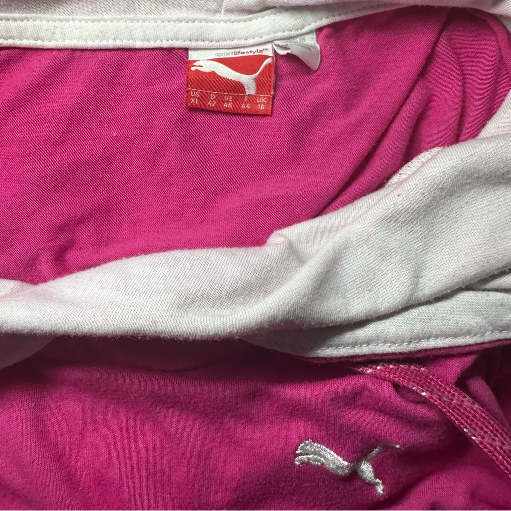 Puma Magenta Sweatshirt with White Accents - Image 3