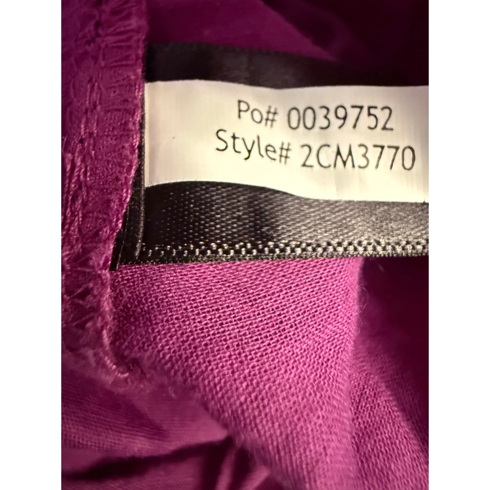 Boston Proper Metallic Lace Detail Off The Shoulder Shift Dress Women’s M Purple - Image 12