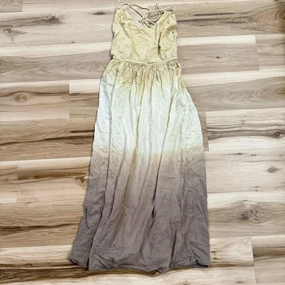 The Kooples Maxi Ombre Tan White Dress Women’s Small (1) - Image 4