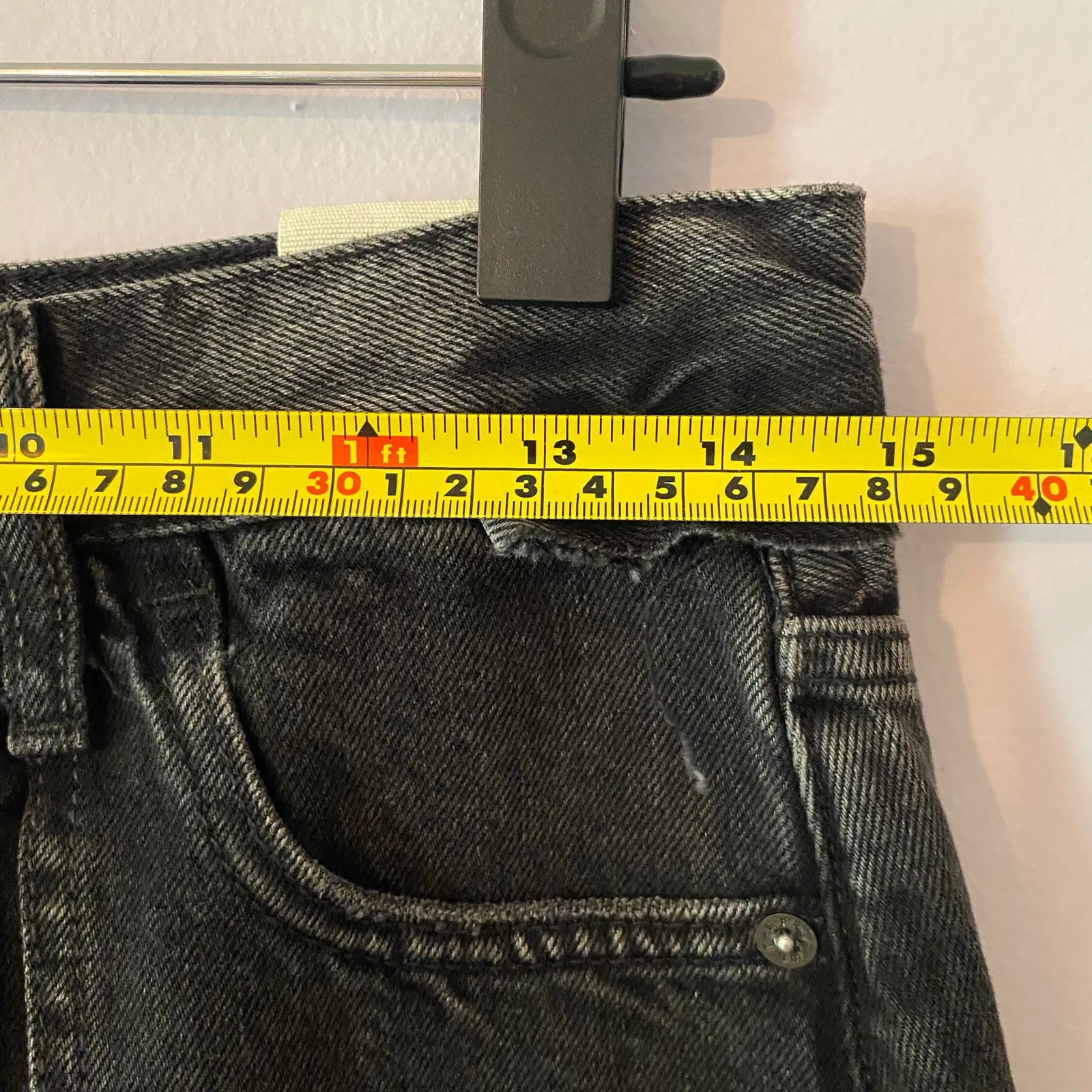 NWT We The Free Gray Wash Bare With Me Denim Mini Skirt Moxie Women's size 25 - Image 10