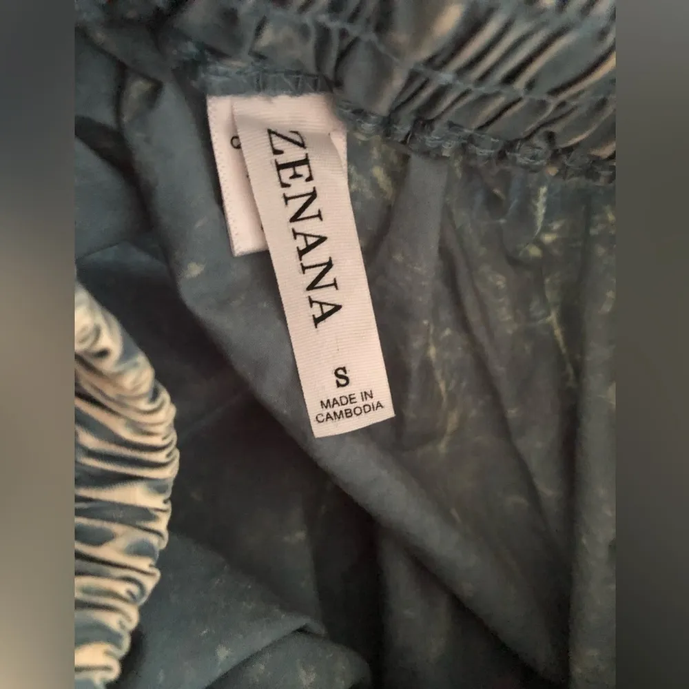 ZENANA Elegant Tiered Full A-line voluminous maxi Skirt elastic waist size S - Image 11