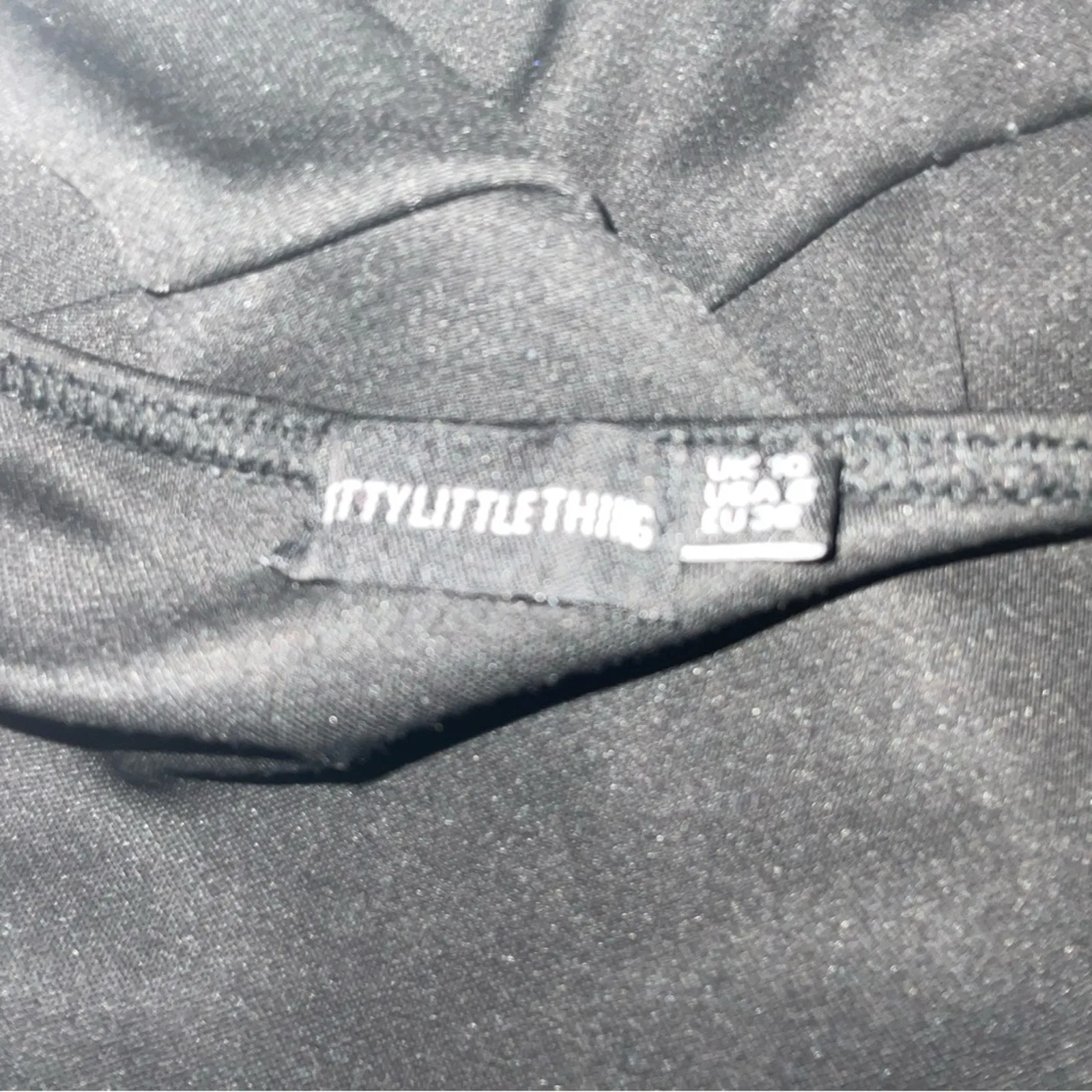 PrettyLittleThing Black Lapel Bodysuit 6 Balletcore Fairycore Witchycore Minimal - Image 6