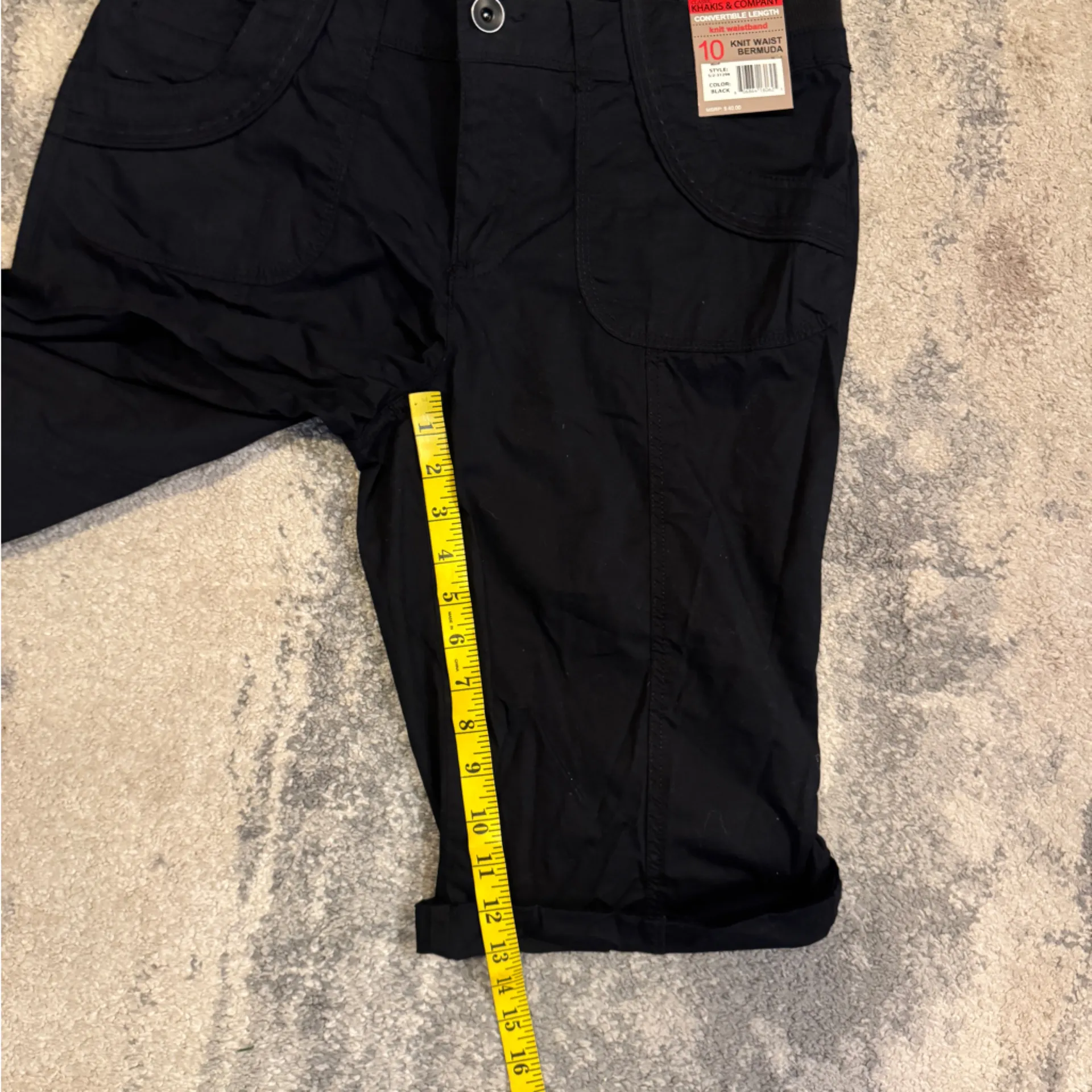 Women's NWT Classic Apparel Black Capris - Image 7