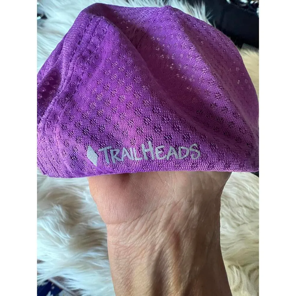 TrailHeads Purple Lightweight Running Hat - Image 4