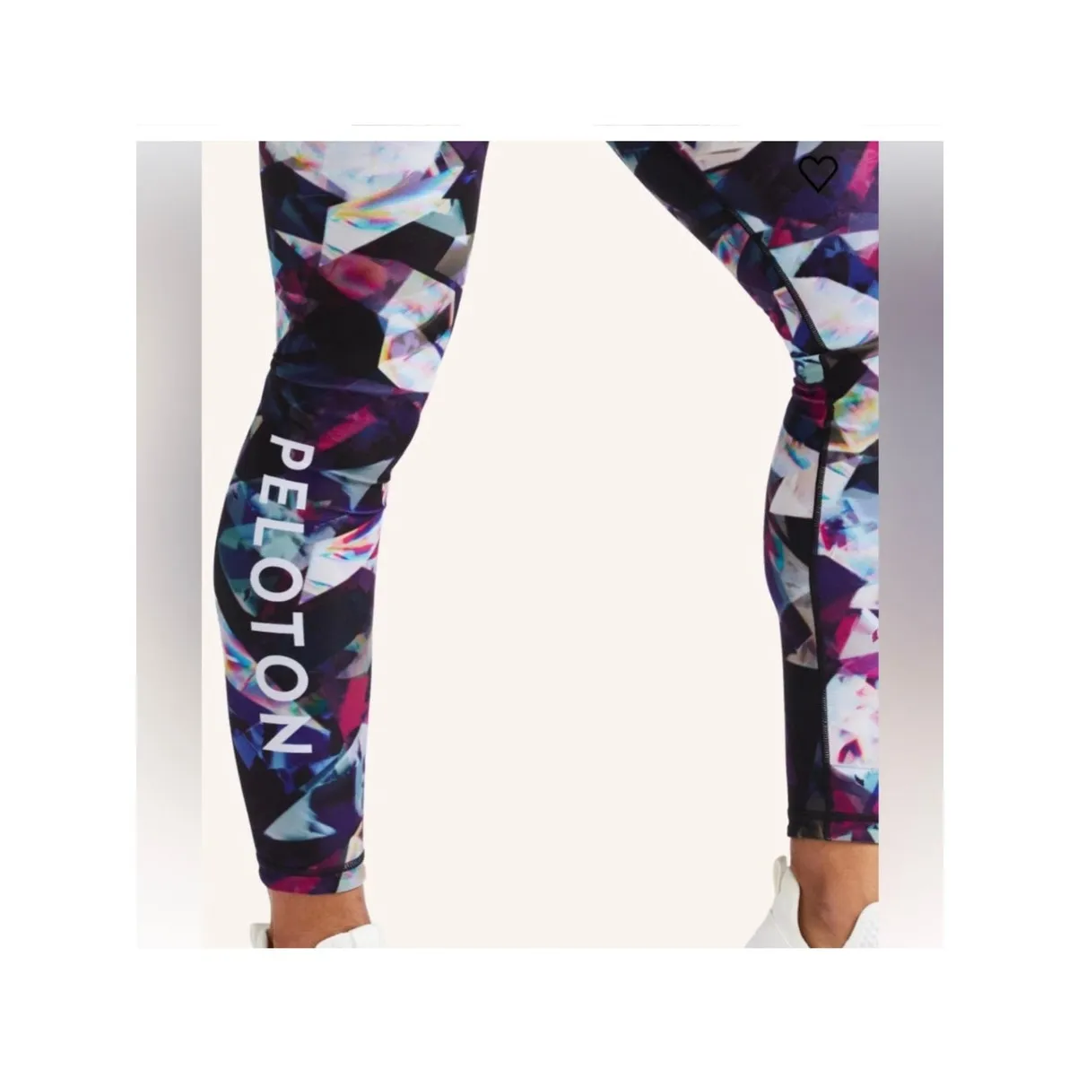 Peloton x WITH Jewels In Space High Waist Legging Size S Purple Multi Reversible - Image 5