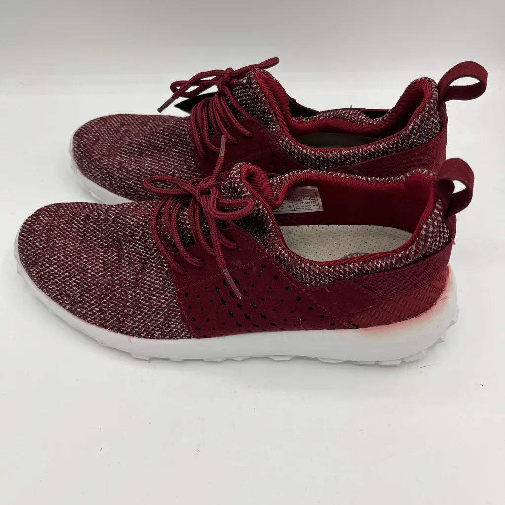 Hey Dude women’s Joyce Sox ecoknit red lace up sneaker regular fit NWT size 9 - Image 3