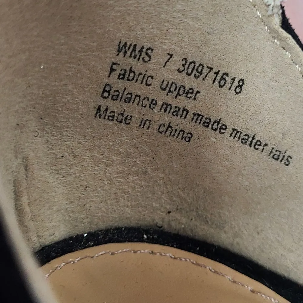 Versona Poited Toe Slingback Black Pumps Size 7 - Image 7