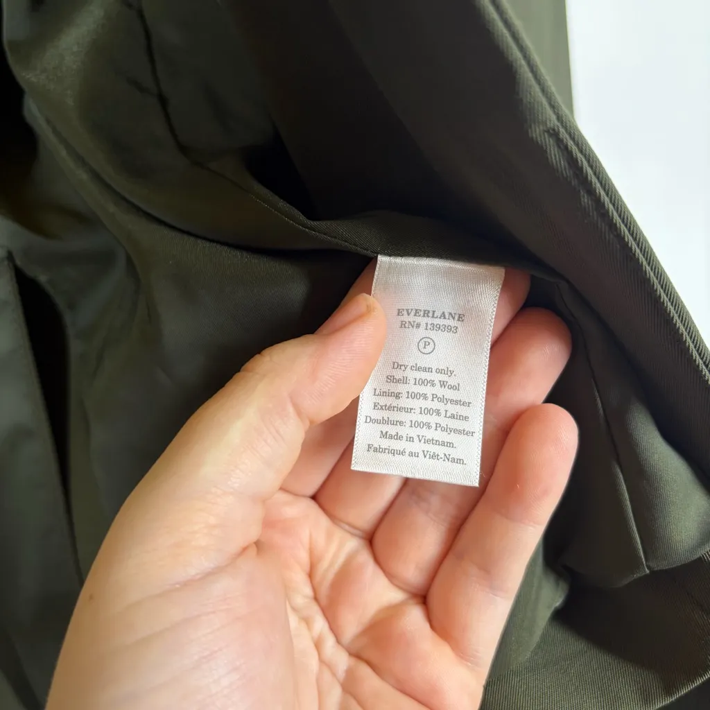 Everlane 100% Wool Italian GoWeave Blazer Size 8 - Image 13