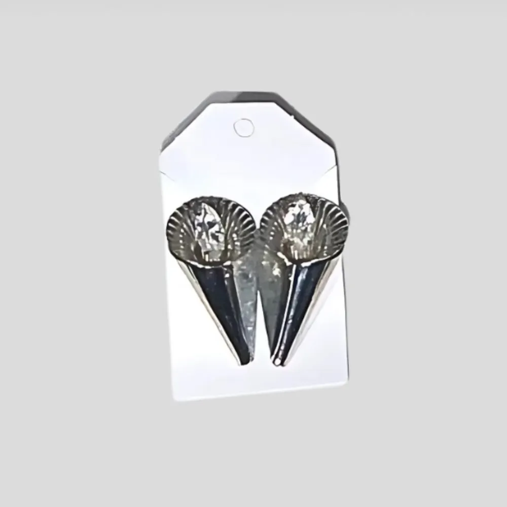 Vintage Jewelry Set Necklace Bracelet Earring Bead Metal Cord Black Silver - Image 4