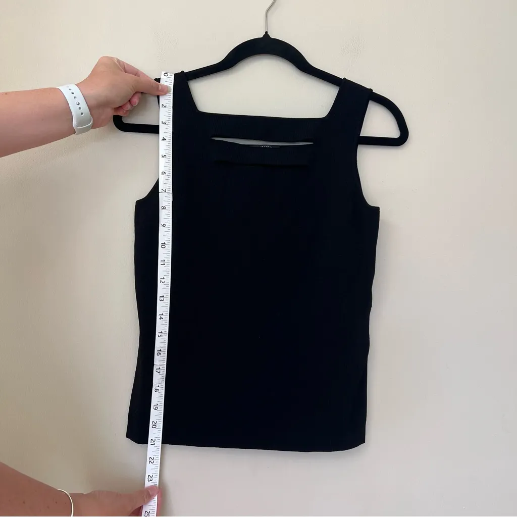 Carlisle Black Sleeveless Top - Image 4