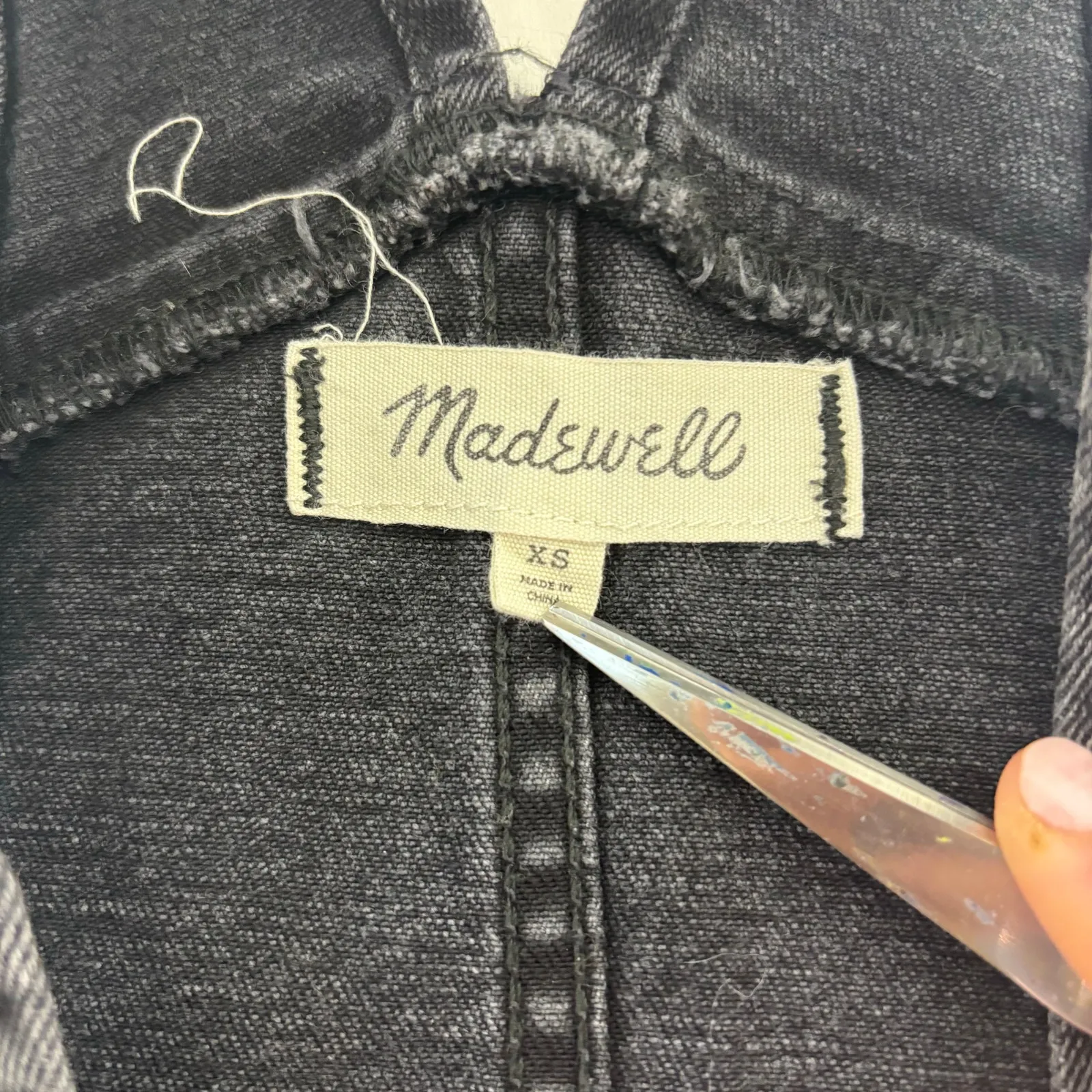 Madewell Tall Skinny Overalls in Lunar Wash XS - Image 3