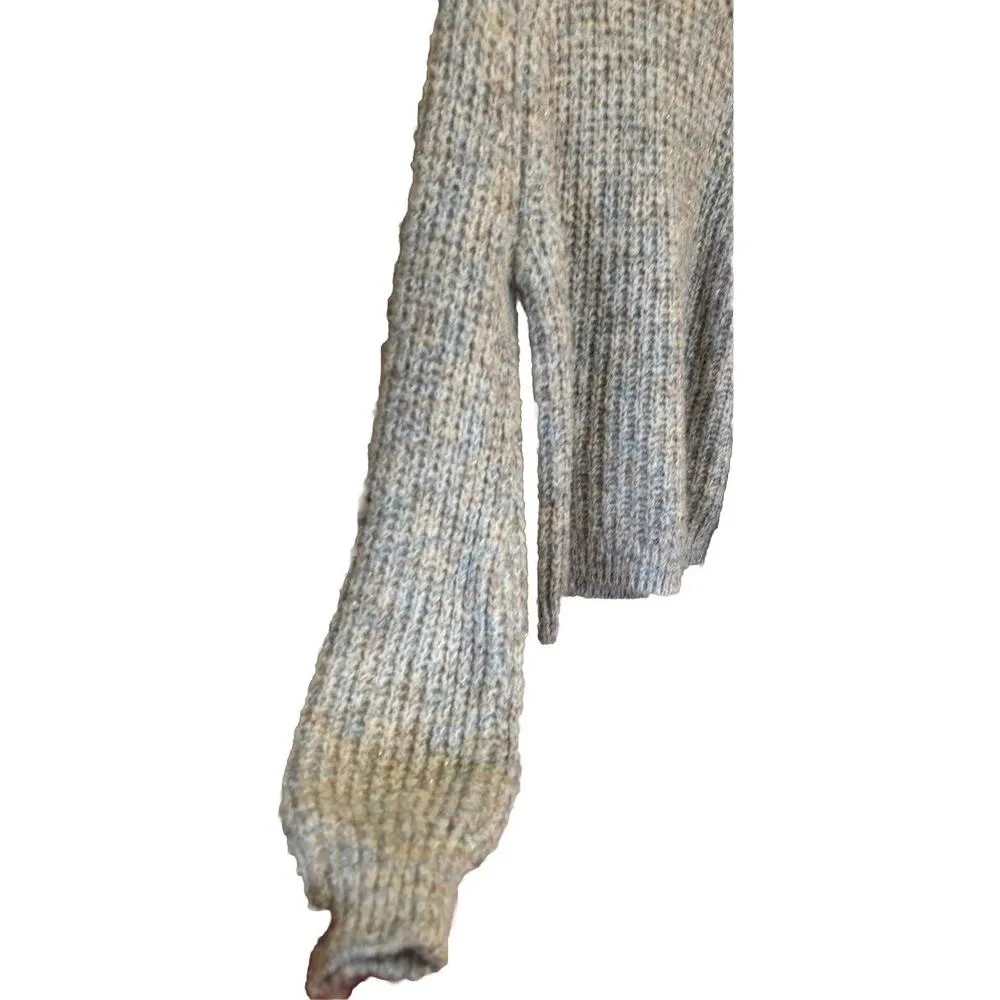 NWT A.N.A Buttery Soft Acrylic Mock Neck Sweater Bishop Sleeves Women’s Small - Image 4