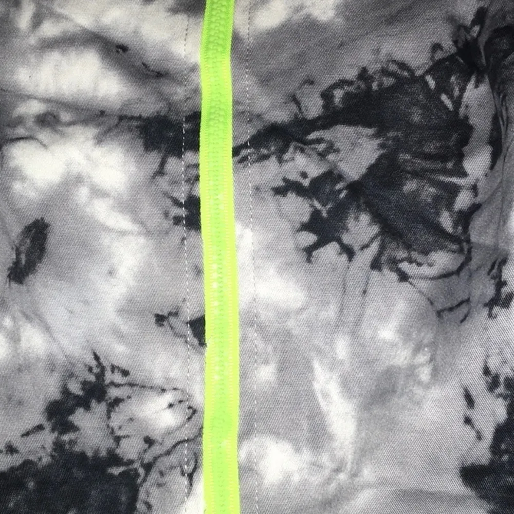 Know One Cares Nordstrom Neon Zip Camo Mini Skirt - Image 6