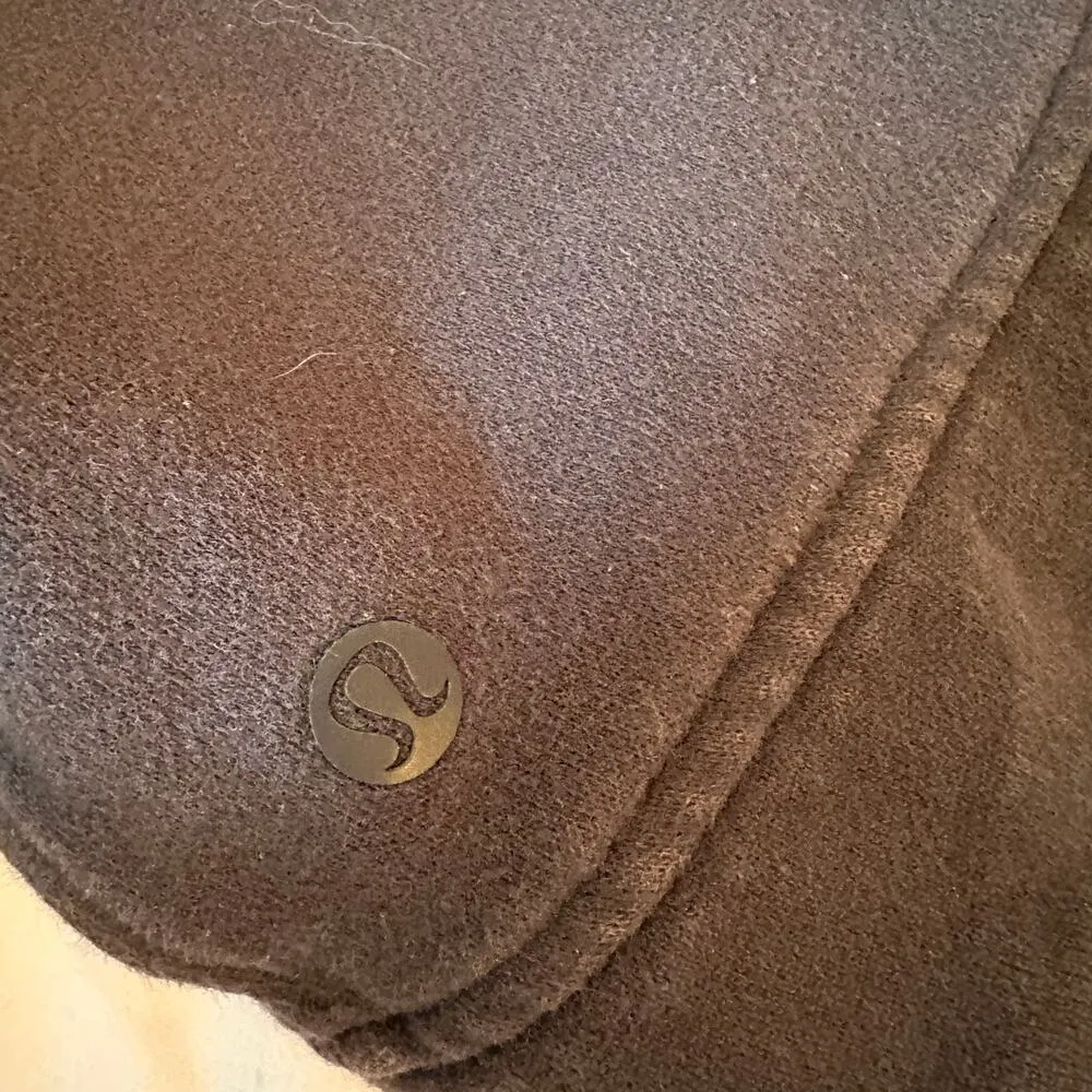 Lululemon Black Fleece Be True Quilted Hoodie Zip Up Jacket Size 4 - Image 8