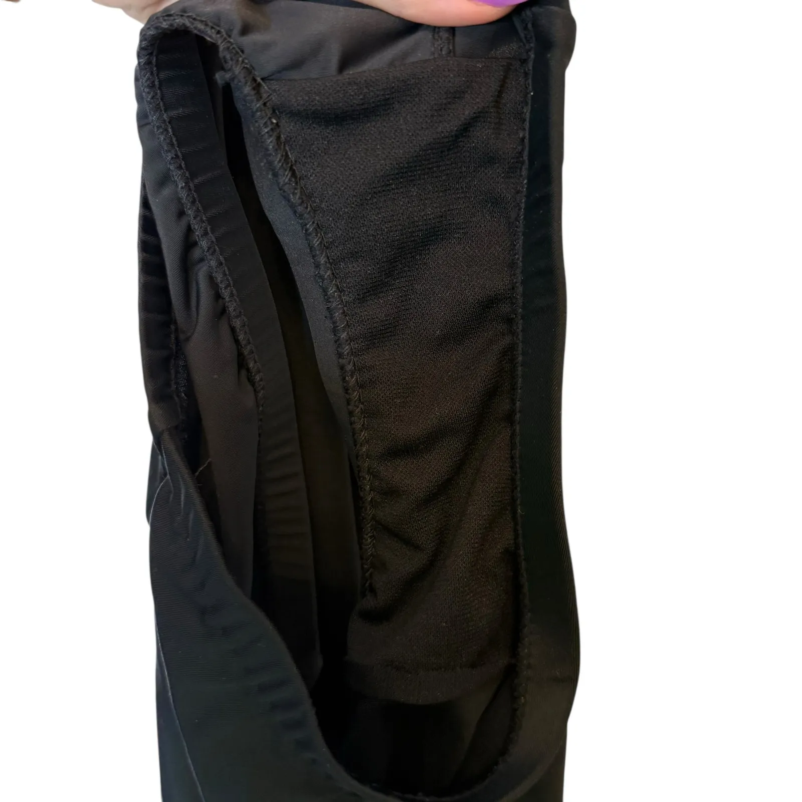 Maxine of Hollywood One Piece Swimsuit size 16 Tricot Shirred Front‎ Girl Leg - Image 5