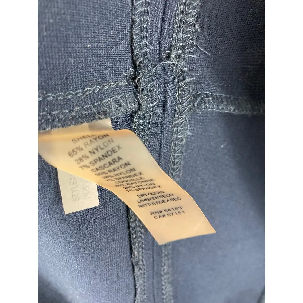 Vince Camuto Navy Stretch Sleeveless Dress Size 12 - Image 4