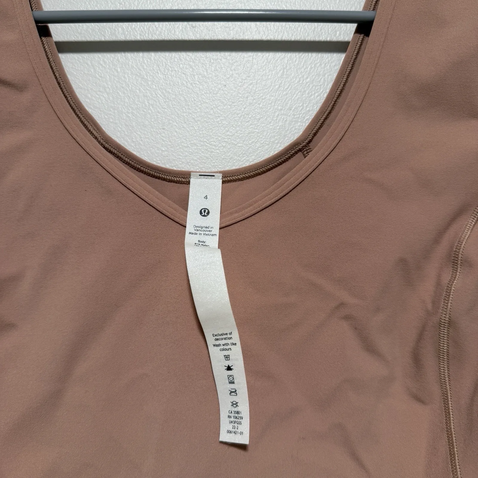 Lululemon Align Nulu T-Shirt in Pink Clay Size 4 - Image 4