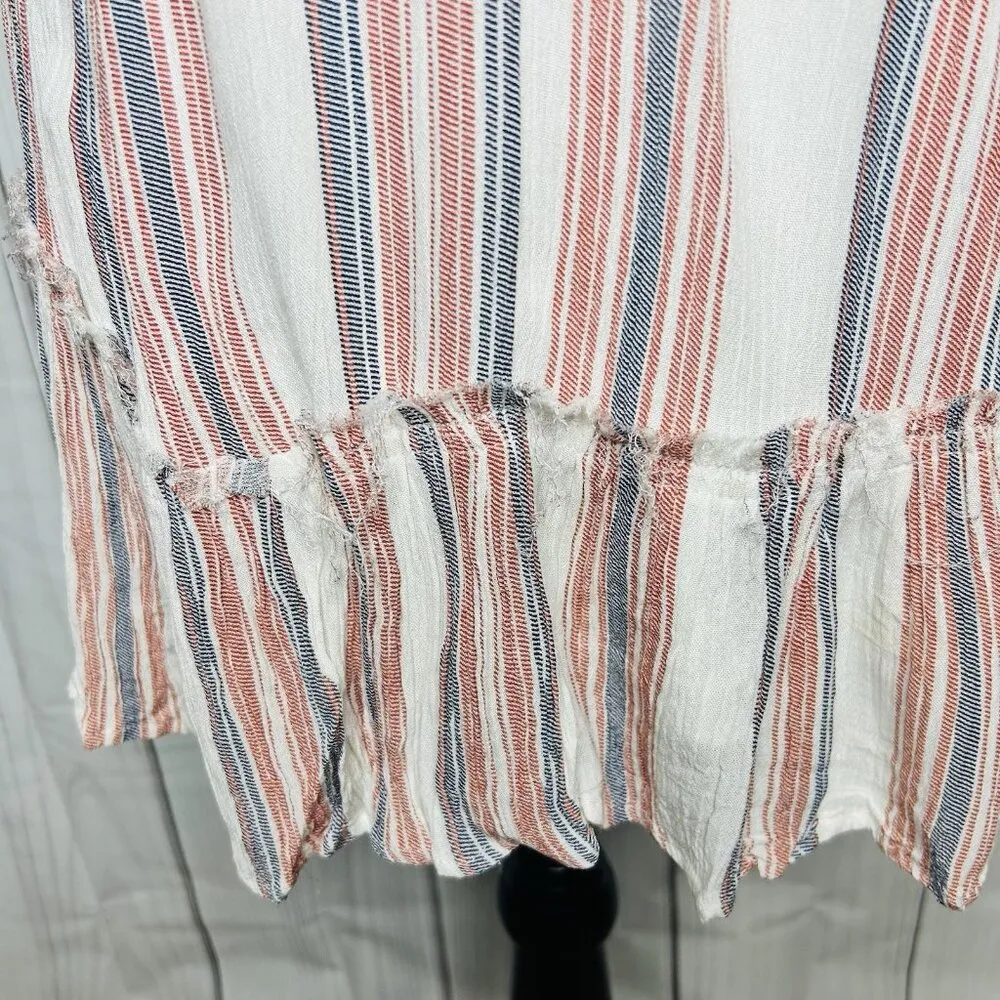 Cotton Candy LA Mini Dress Tie Front Dress Sz S Rayon Lined - Image 4