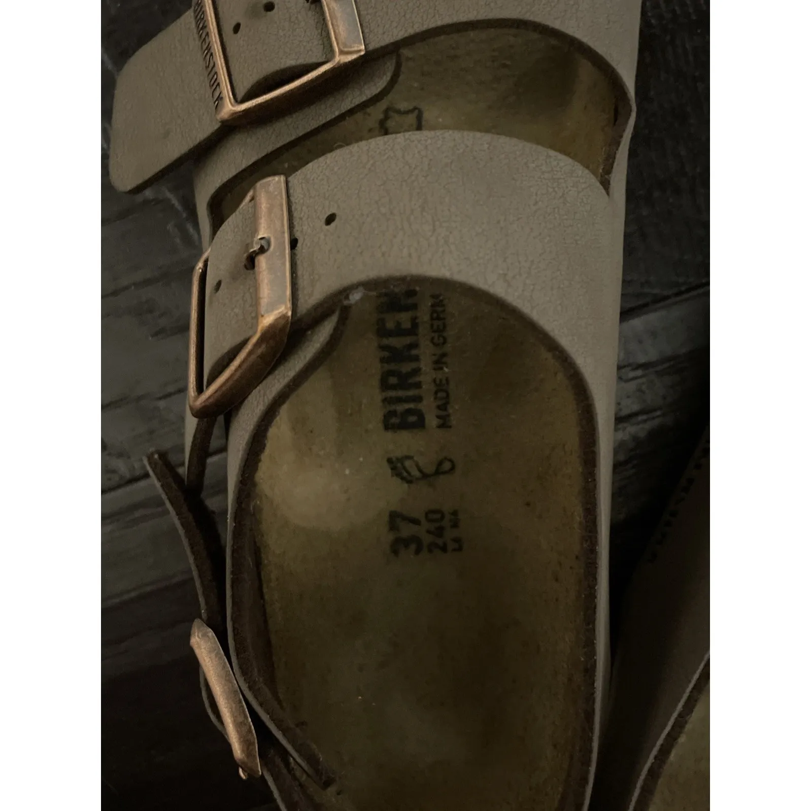 Birkenstock Milano Womens 37‎ US 6 Mocca Classic Outdoor Strappy Sandals NEW - Image 4