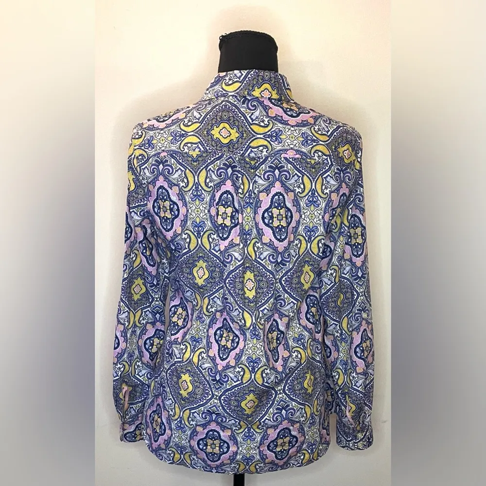 Talbots- Boho button-down top multicolor Size‎ XS - Image 4