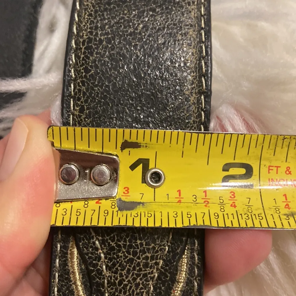 Nocona Gray and Silver Western Belt with Ornate Buckle size S 1/2” wide - Image 14