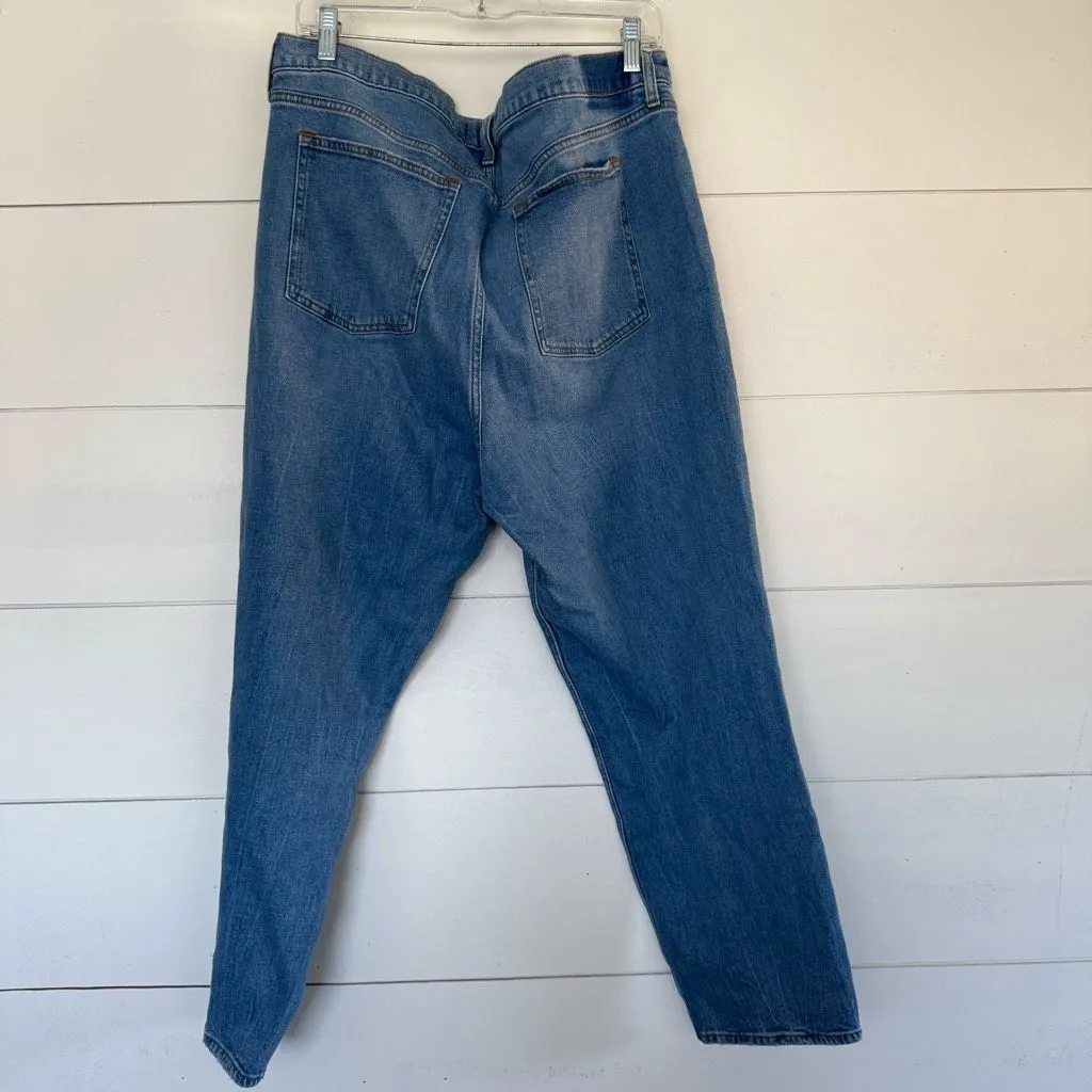 Abercrombie & Fitch Women’s 35 Plus Size Denim Mom Jeans High Rise - Image 3