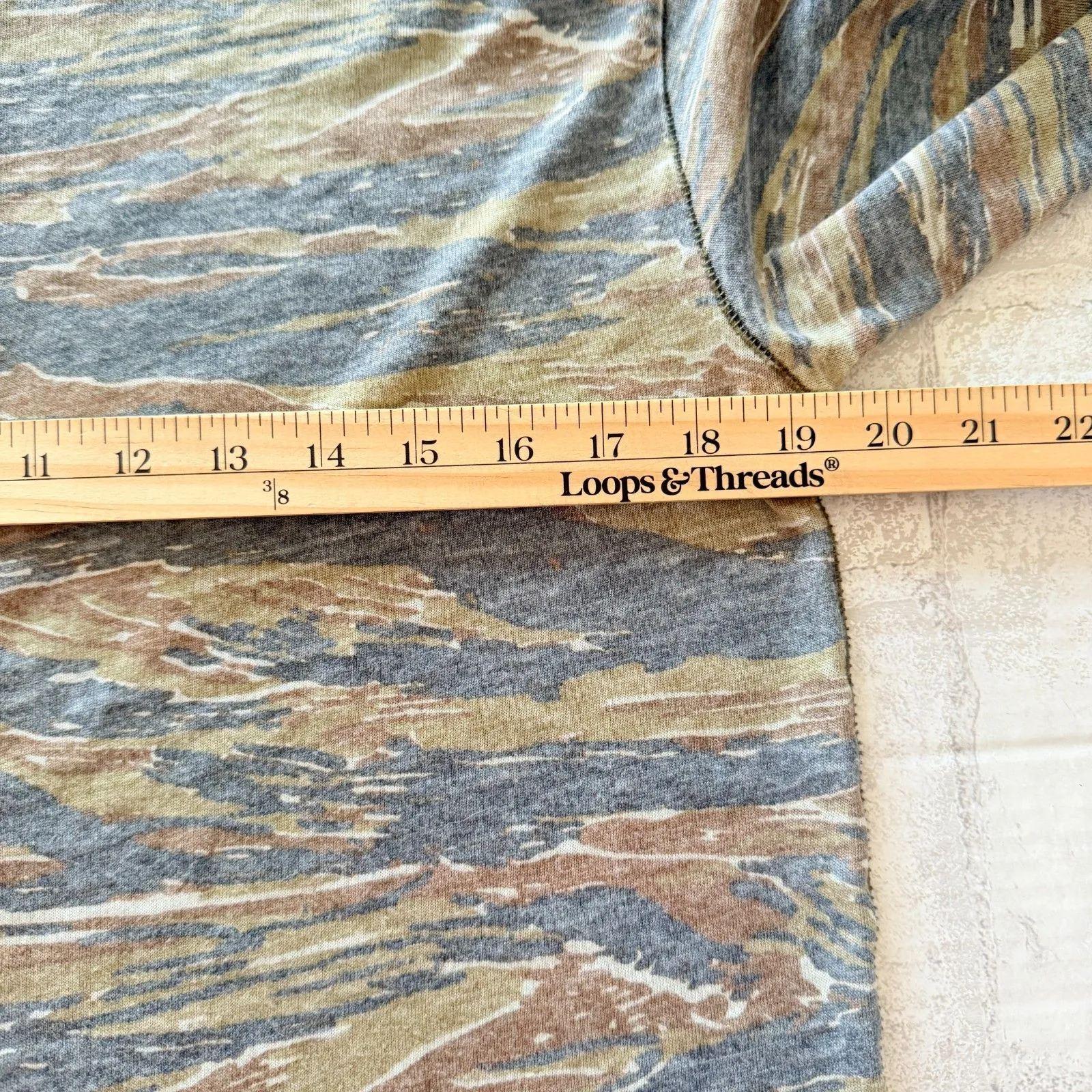 Free People We the Free Arielle Printed Knit Camo Tiger T - Image 5