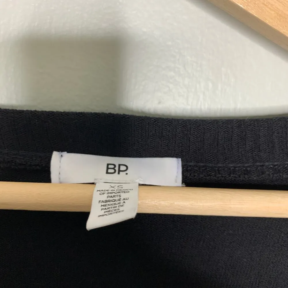 BP. Black V-Neck Pullover Soft XS NWT - Image 5