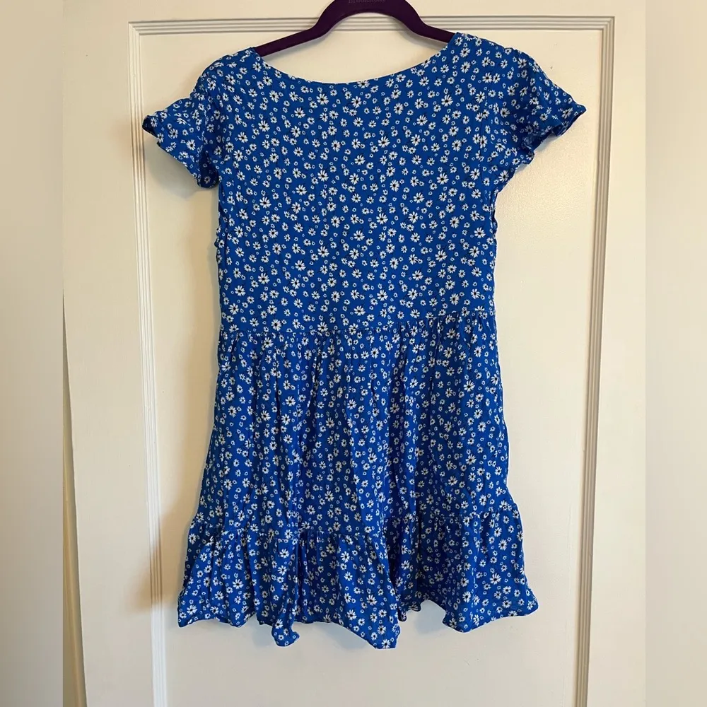 Sky to moon floral dress Blue Size M - Image 3