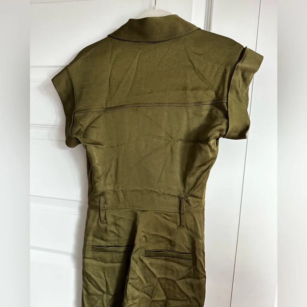 VERONICA BEARD Ophelia Jumpsuit Olive Green‎ NWT - Image 10