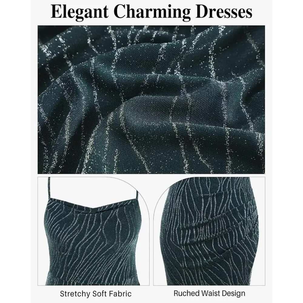 NEW Lime Green Cocktail Sequin Ruched Bodycon Formal Prom Dress 16W Size 16 - Image 6