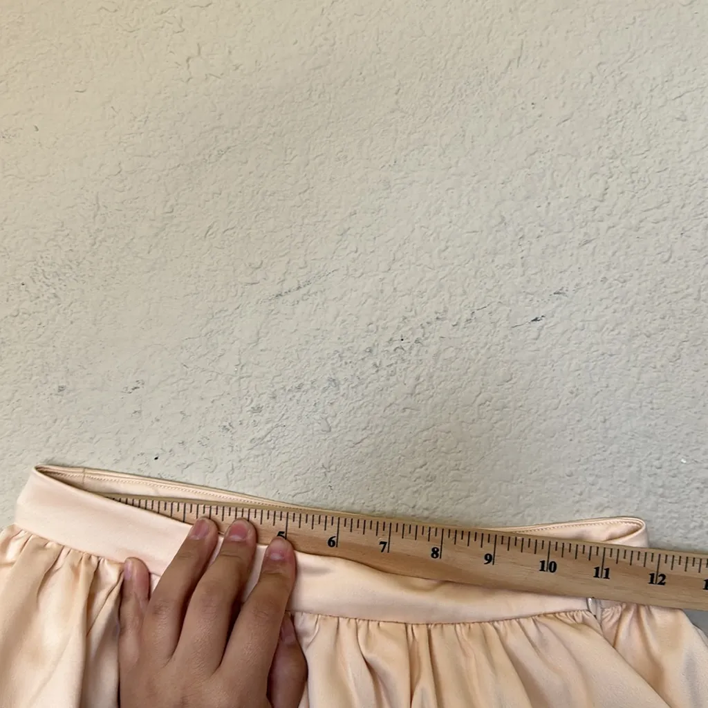 House of cb 'Perfect'‎ Peach Satin Corset and Skirt NWOT size S - Image 13