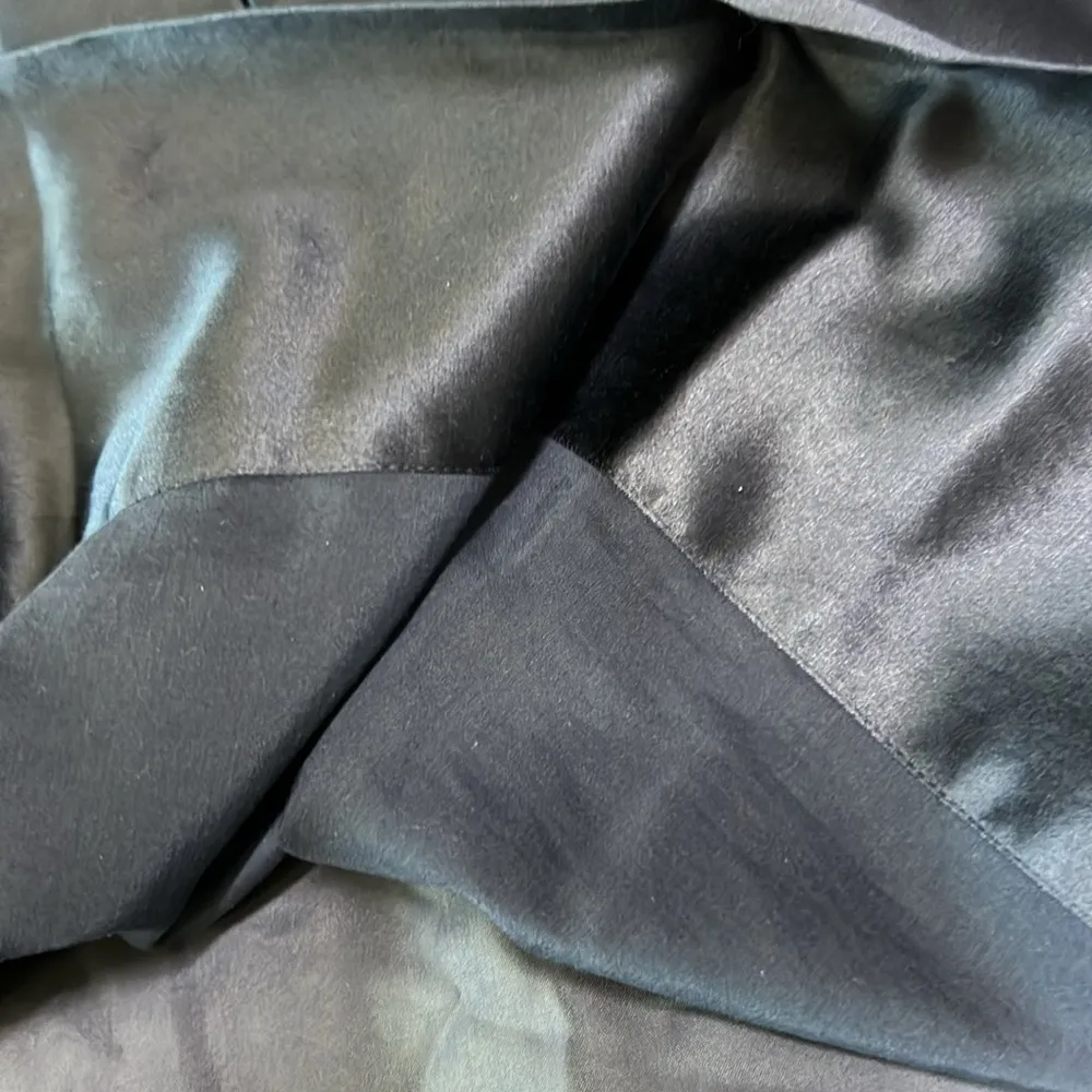 TOMMY HILFIGER Navy Silk Taffeta Skater Skirt Size 0 - Image 6