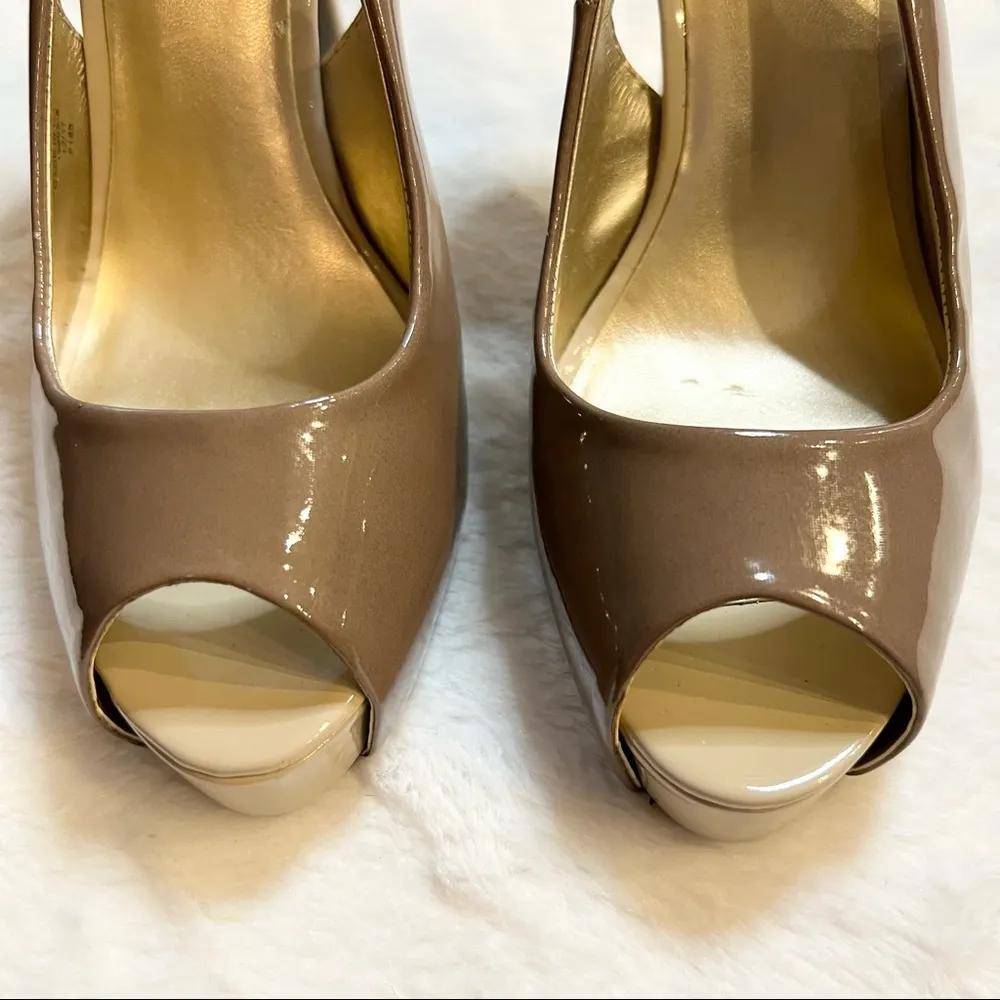 Worthington Taupe Two Tone Stiletto Heels Size 9.5 - Image 12
