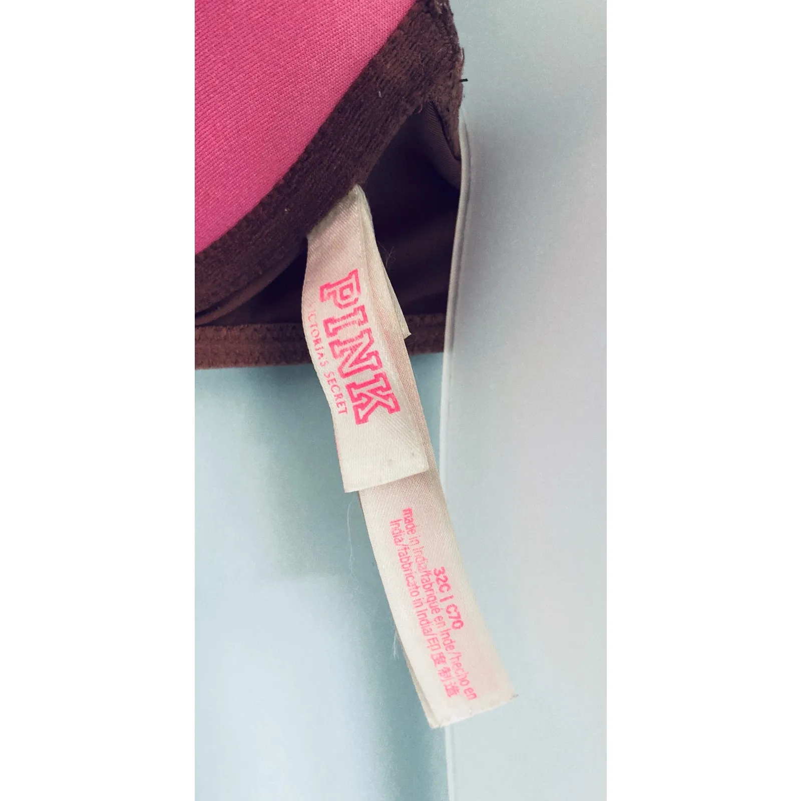 PINK Victoria's Secret Push Up Bra 32C Racerback - Image 5