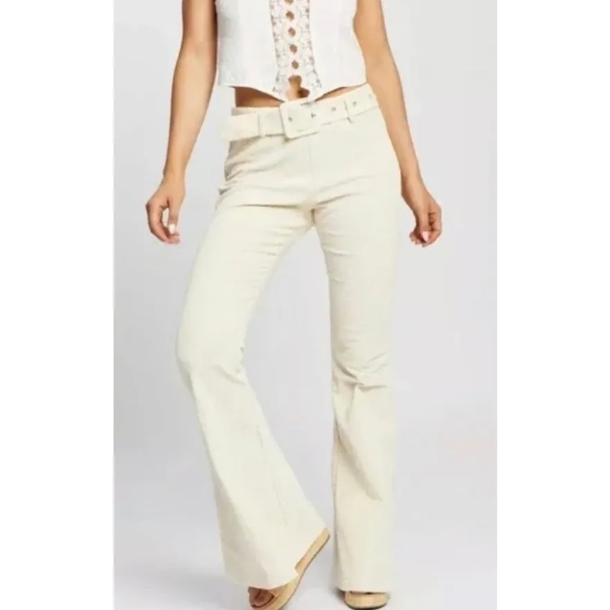 NWT Free People x Lenni the label Lykke Pull up Corduroy Pants Women’s Sz. M - Image 2