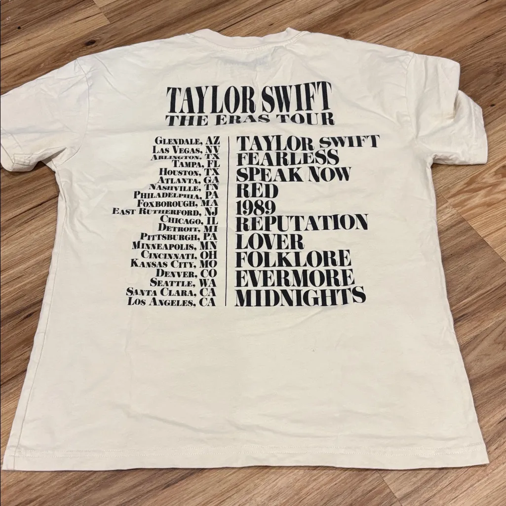 Taylor Swift The Eras Tour Tee Shirt - Image 4