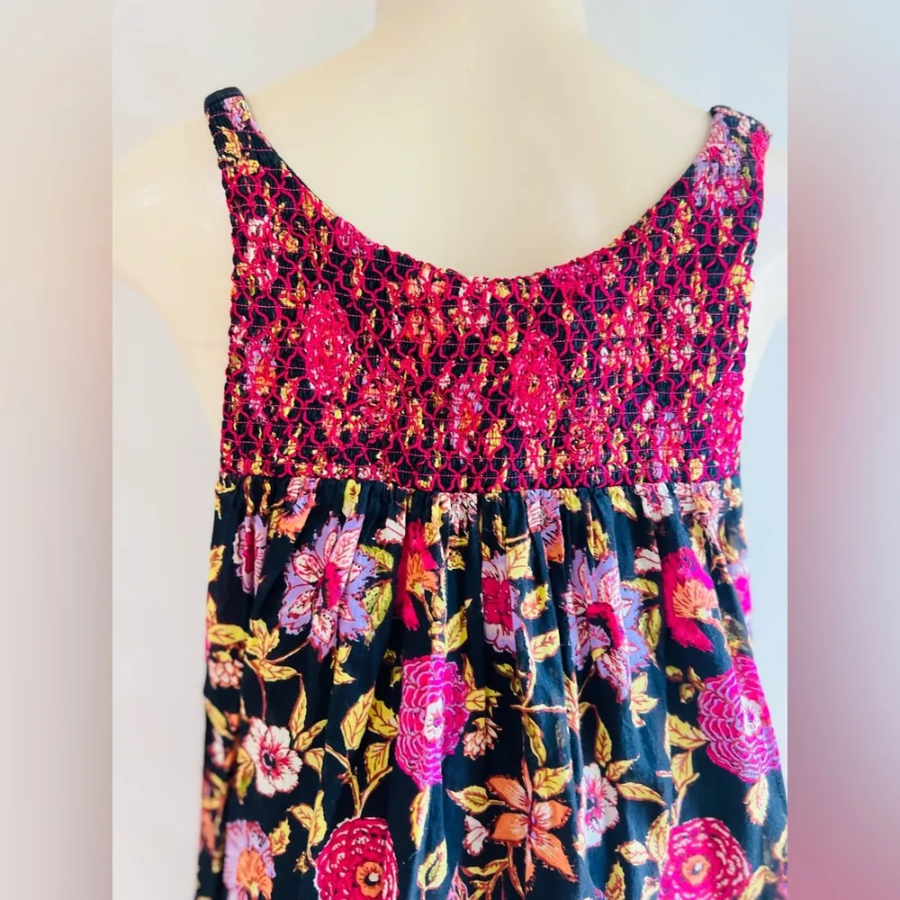 Free People Bohemian Floral Swing indie , hippie Dress Size medium  Flowy beauti - Image 8
