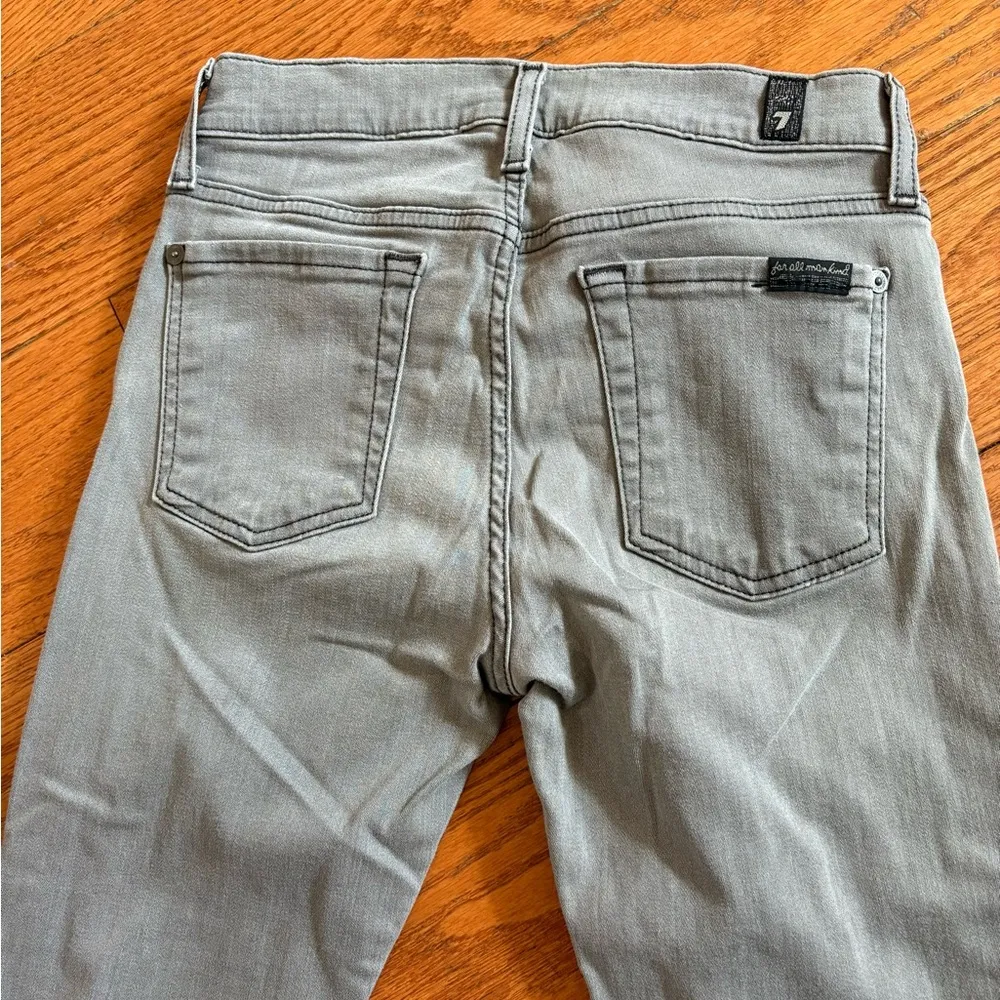 7 for all mankind grey tone the skinny jeans 
Size 25 - Image 4