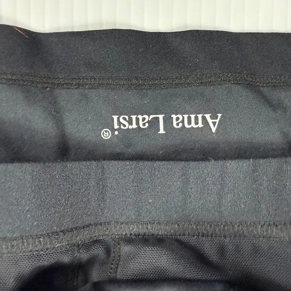 Ama Larsi Sports Bra Crop Top Racerback Workout Yoga‎ Black xL - Image 3