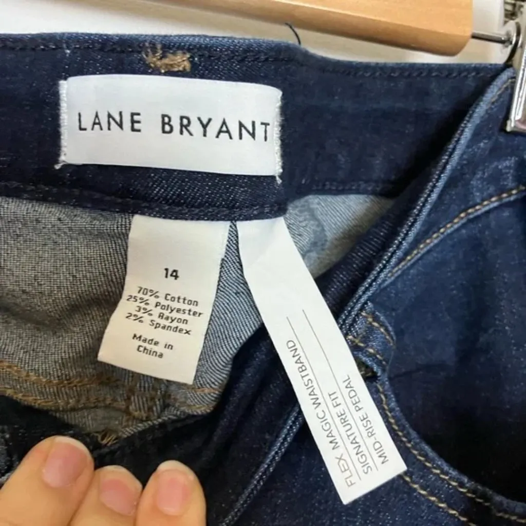 Lane Bryant Flex Magic Waistband Mid Rise Pedal Capris in Signature Fit - Image 6