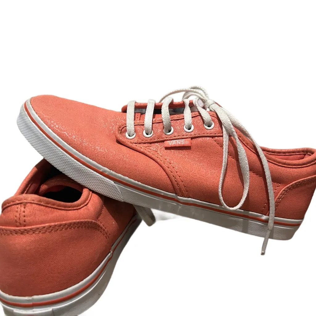 Vans Women's Atwood Low Vibrant Coral Sneakers size 7 - Image 7