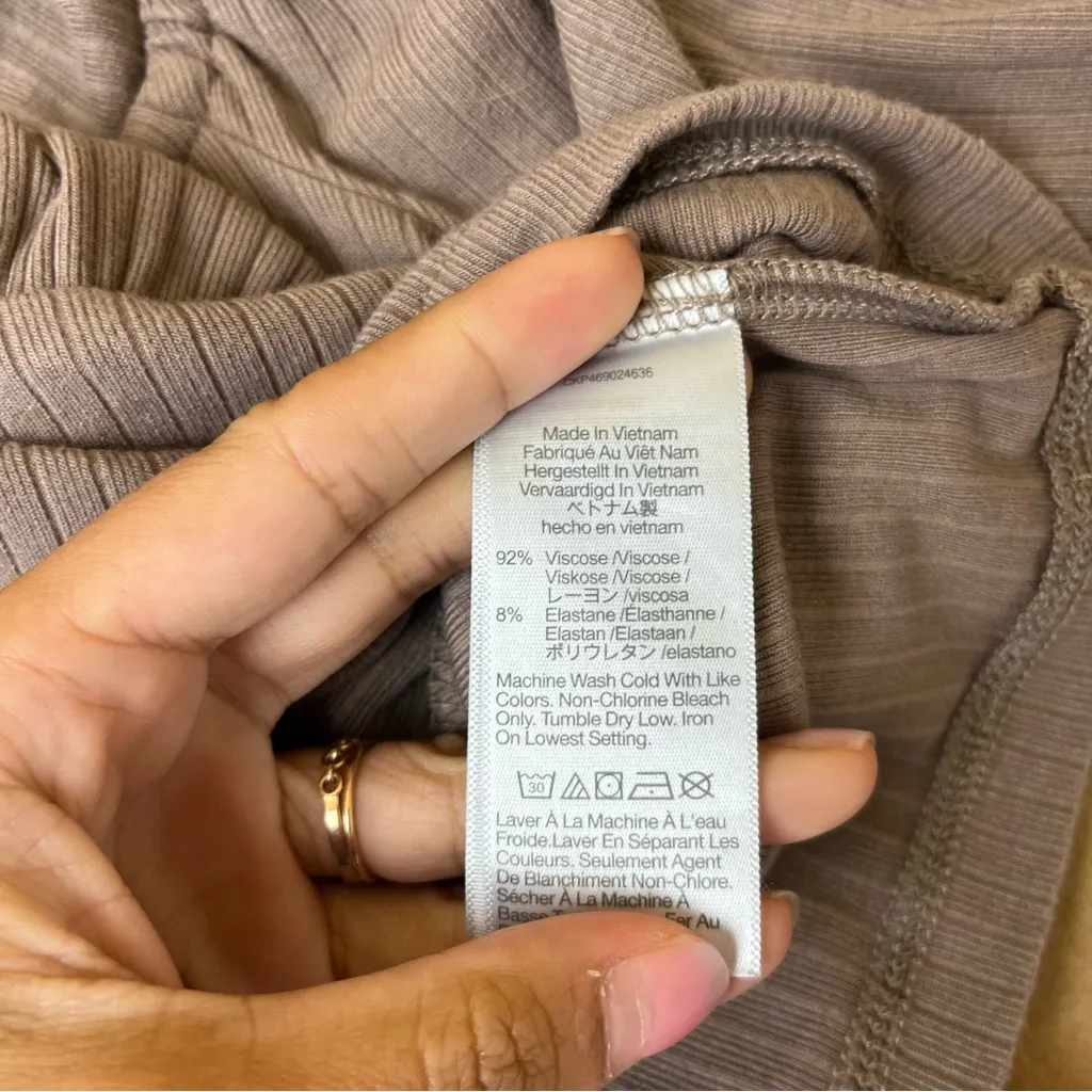 Madewell Ribbed Square-Neck Long-Sleeve Top - Image 8