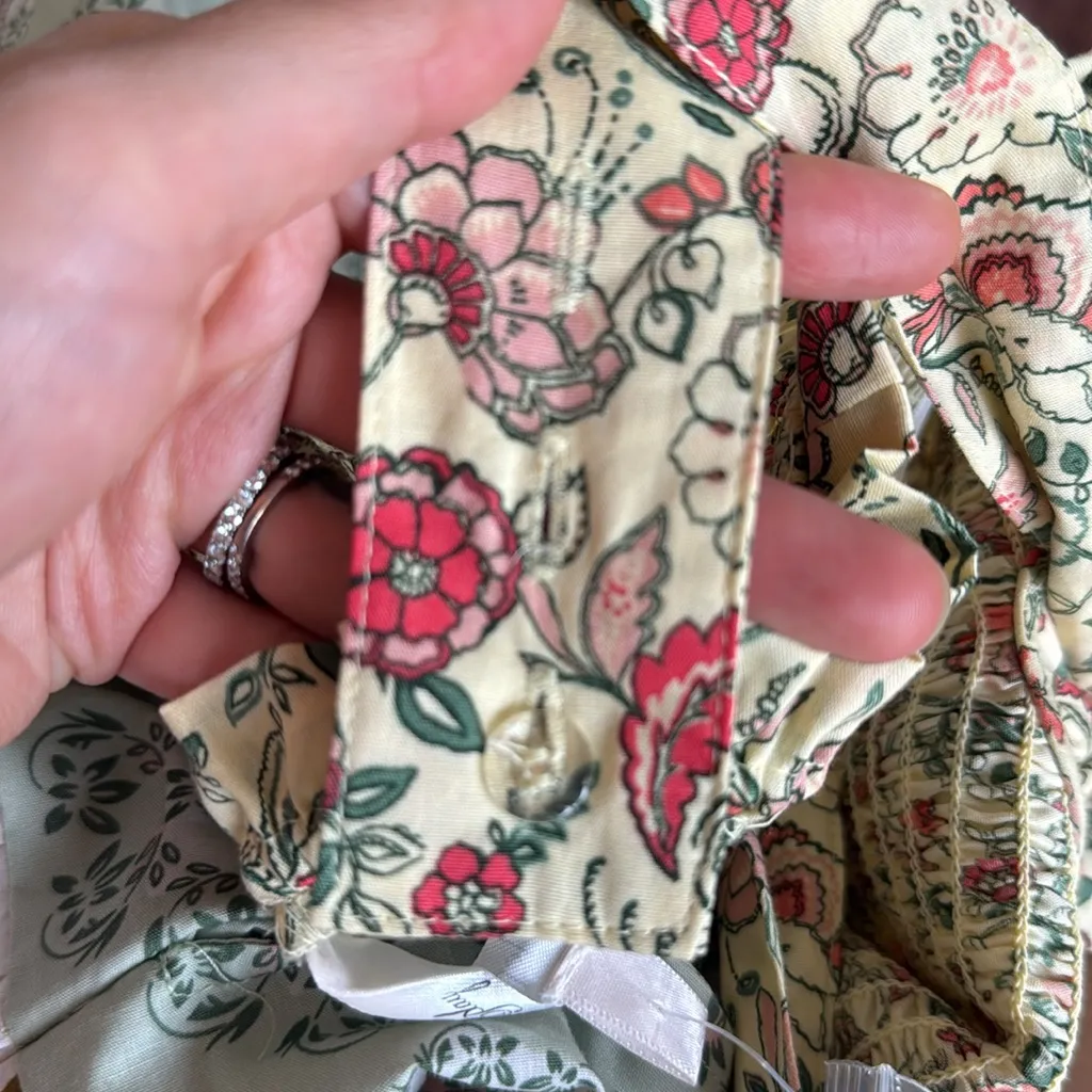 NWT Nanette Lepore smocked top maxi patchwork floral dress - Image 8