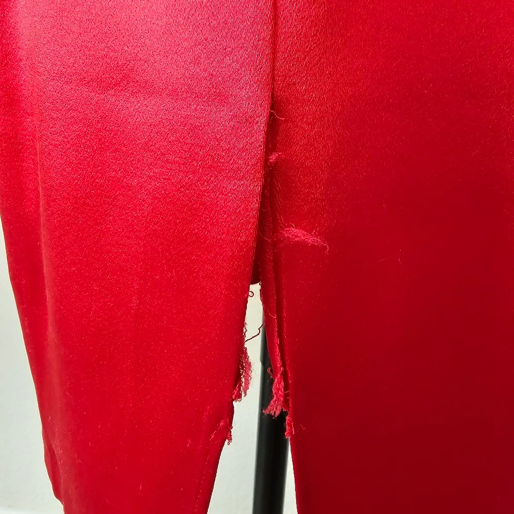 Catherine Melandrino Red Silk Dress size 10 - Image 8