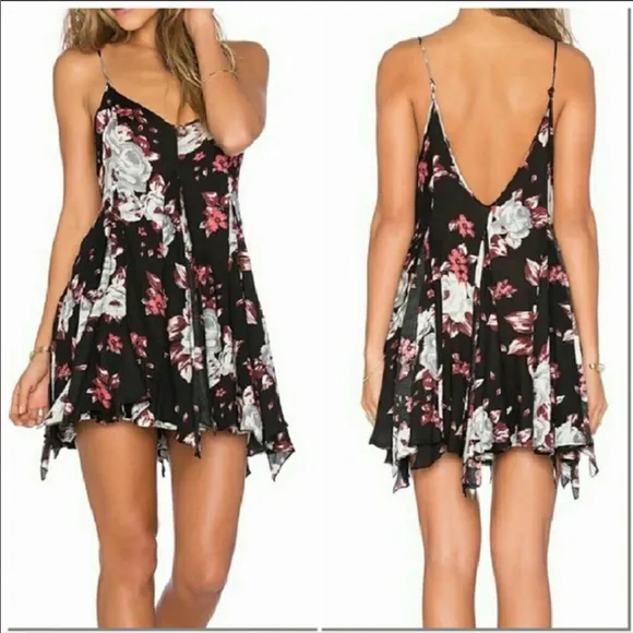 Free People Alyson Floral Slip Dress - Image 2
